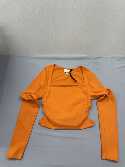 Milk It Women's Orange Top – Size 10, Long Sleeve