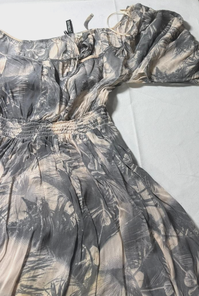 H&M Flower Print Long Dress - Size 36