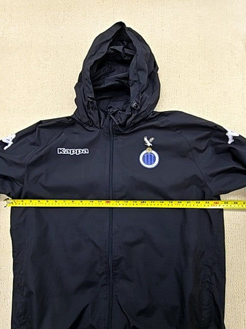 Kappa Inter Milan Hooded Sport Jacket Men's XX Large Black Zip