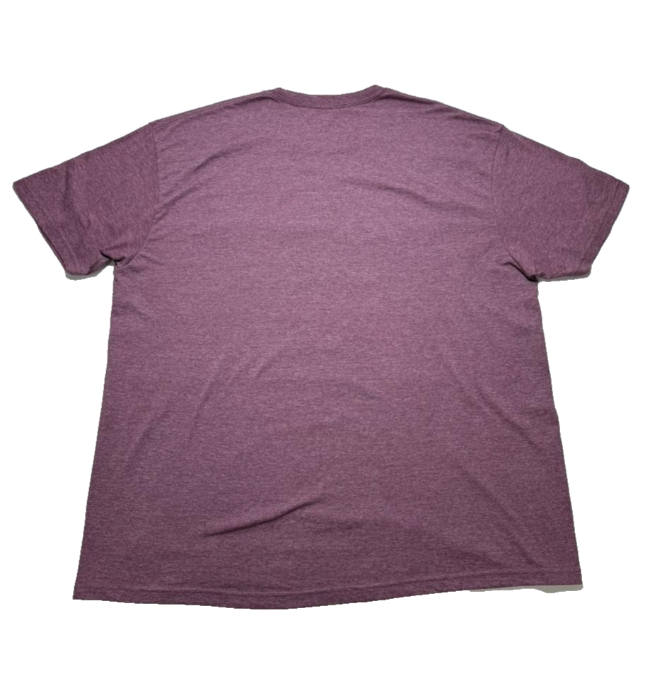 Men Purple Short-Sleeve T-Shirt | 2Xl