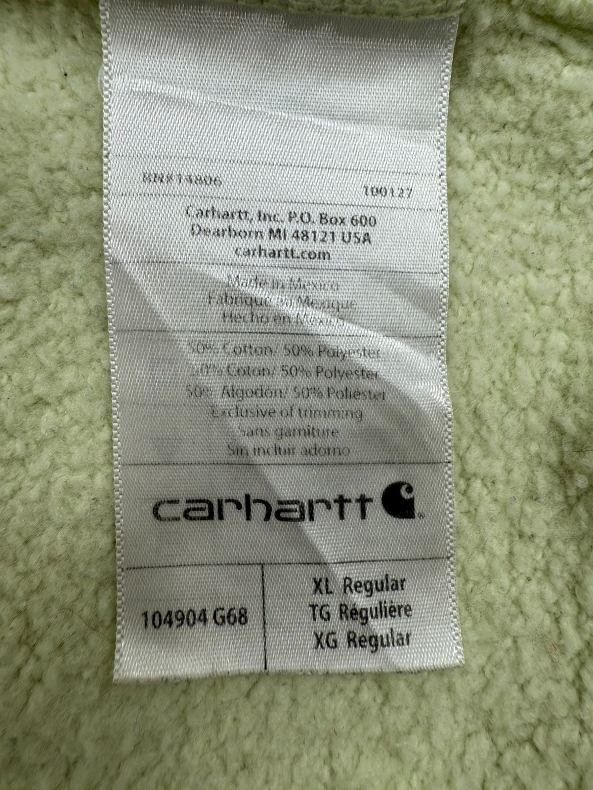 Carhartt Men's Heather Gray Crewneck Sweatshirt XL Loose Fit