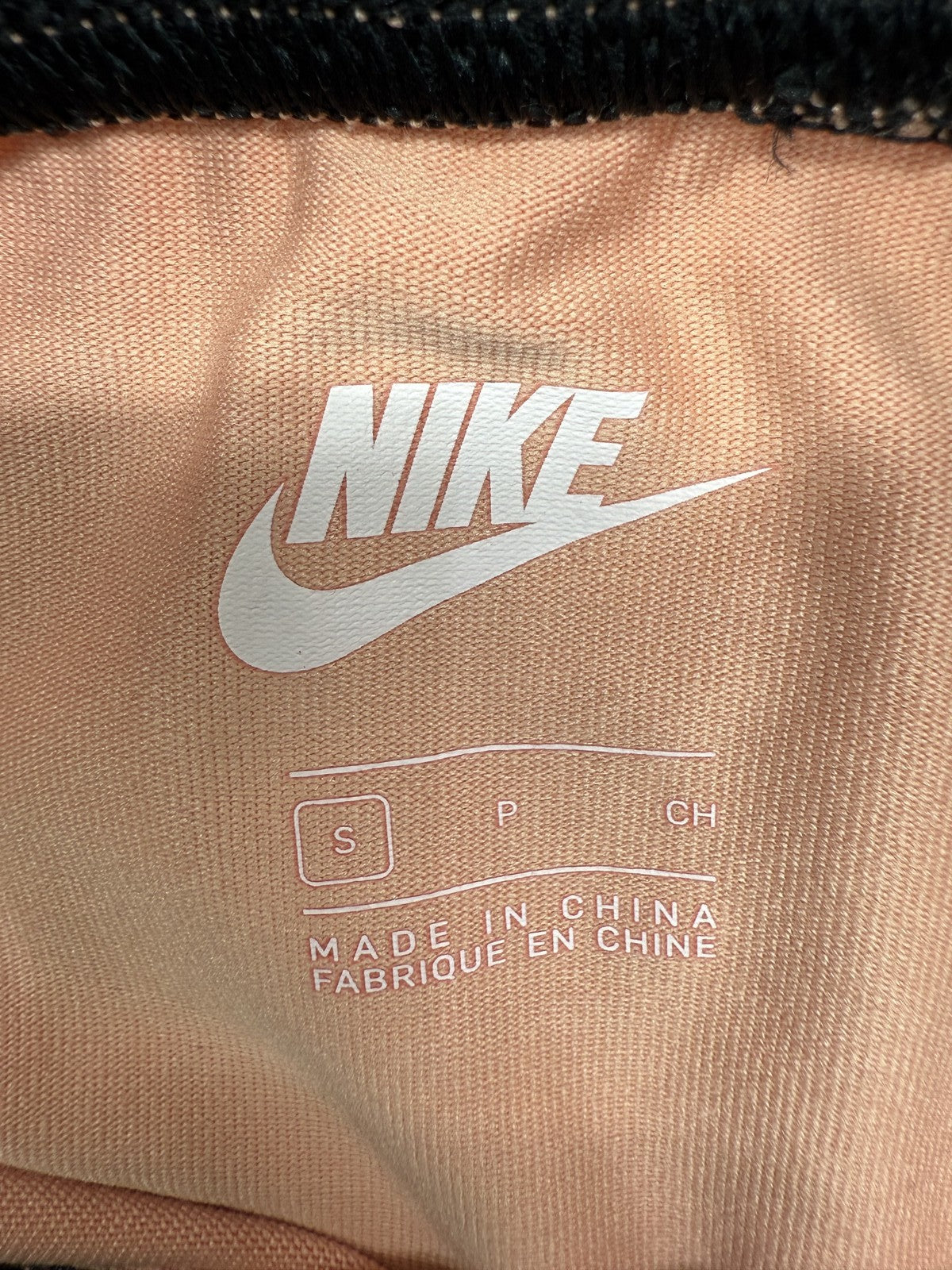 Nike Women's Pink High-Waisted Logo Print Leggings Size S