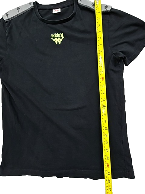 Kappa Men's Black Logo Crewneck T-Shirt Size Large
