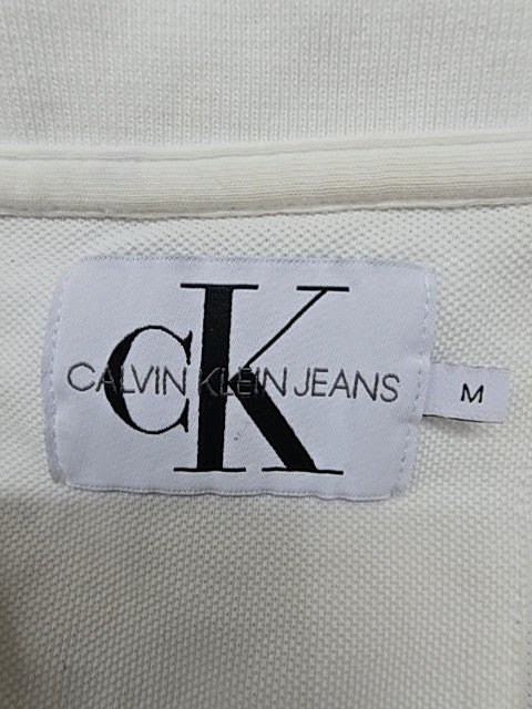 Calvin Klein Men White Polo Shirt size M product image 4