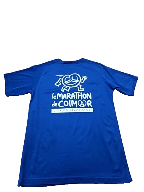 Puma Men's Navy Marathon Graphic T-Shirt Size M Relaxed Fit