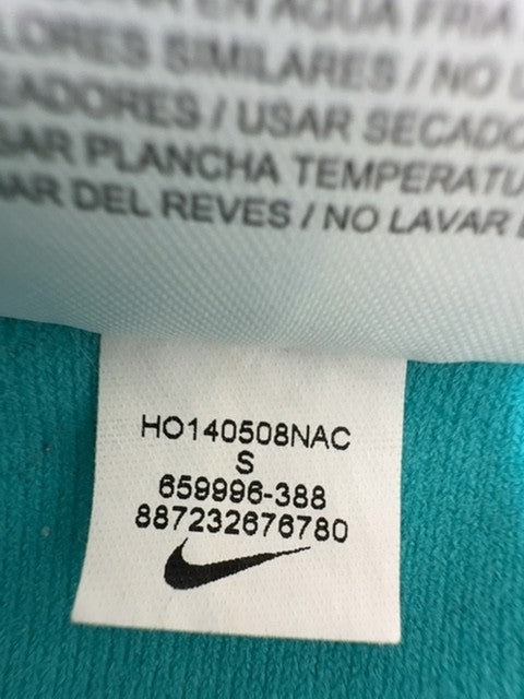 Nike Boys Teal Dry Fit Tennis Pullover Sweatshirt Size S Good Condition