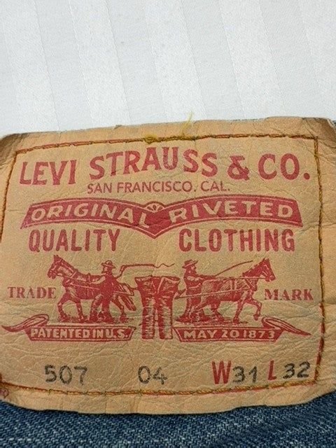 Levi Strauss Men's Medium Blue Vintage 501 Jeans W31 L32