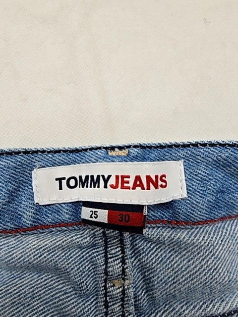 Tommy Jeans Men's Loose Blue Jeans Sz 25x30 Wavy Flag