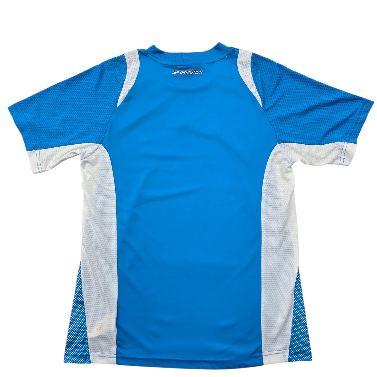 Adidas Unisex Blue White Mesh Jersey Size F Relaxed Fit