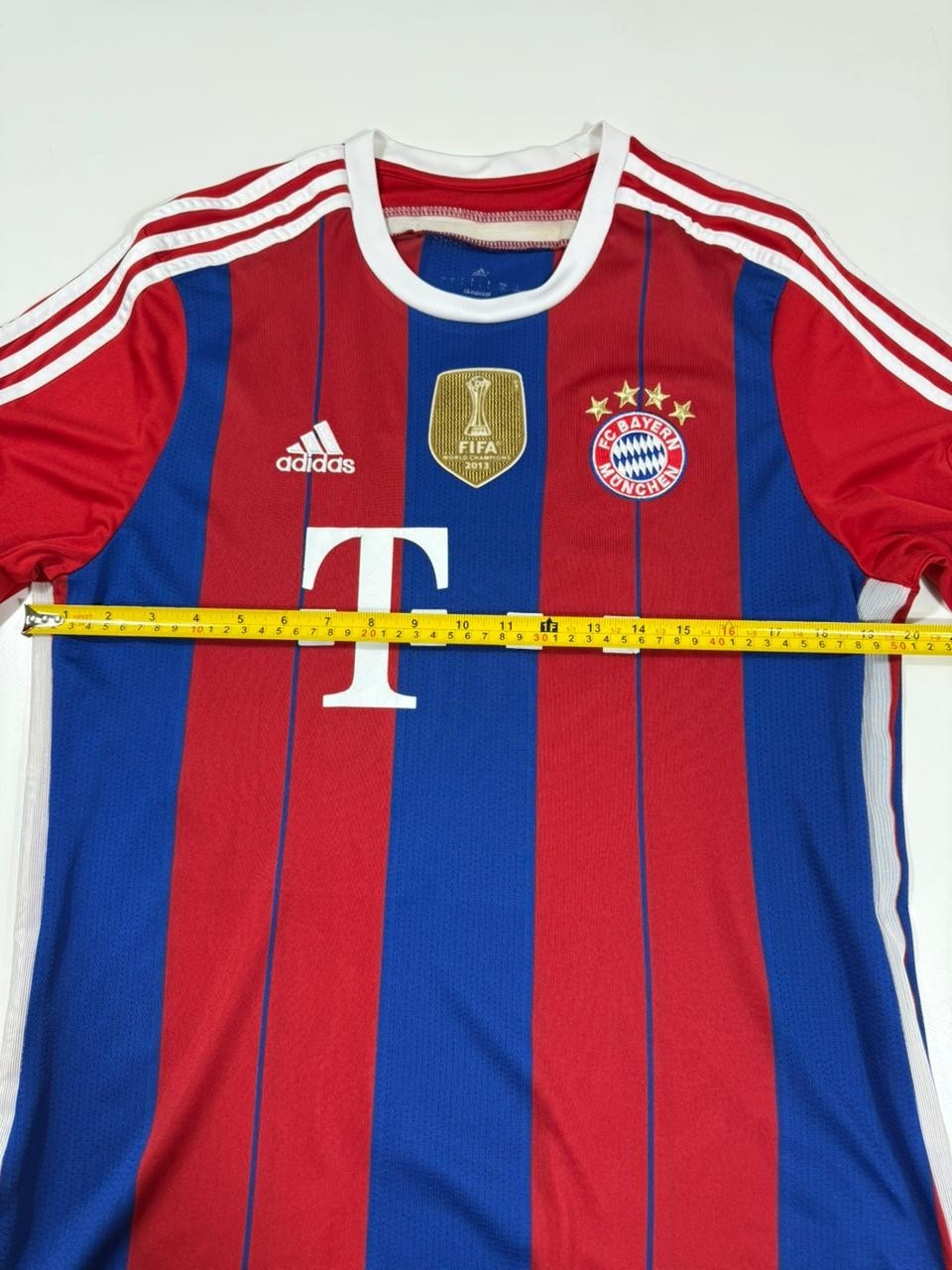 Adidas Bayern Munich Home Jersey Men's Large Red Blue Climacool De Iaco #92 Thai