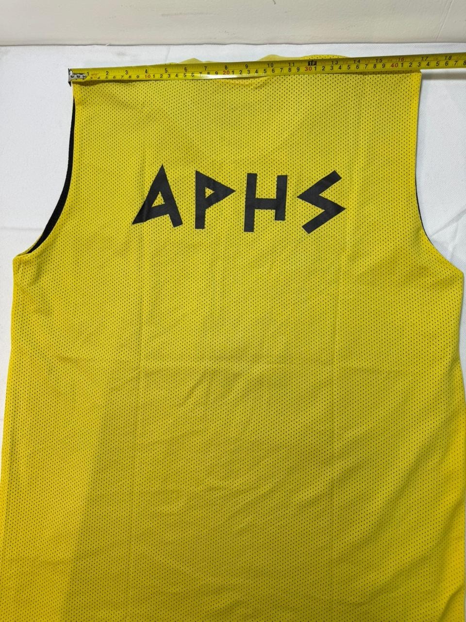 Adidas Aris Aphs Yellow Training Sleeveless Jersey Size M