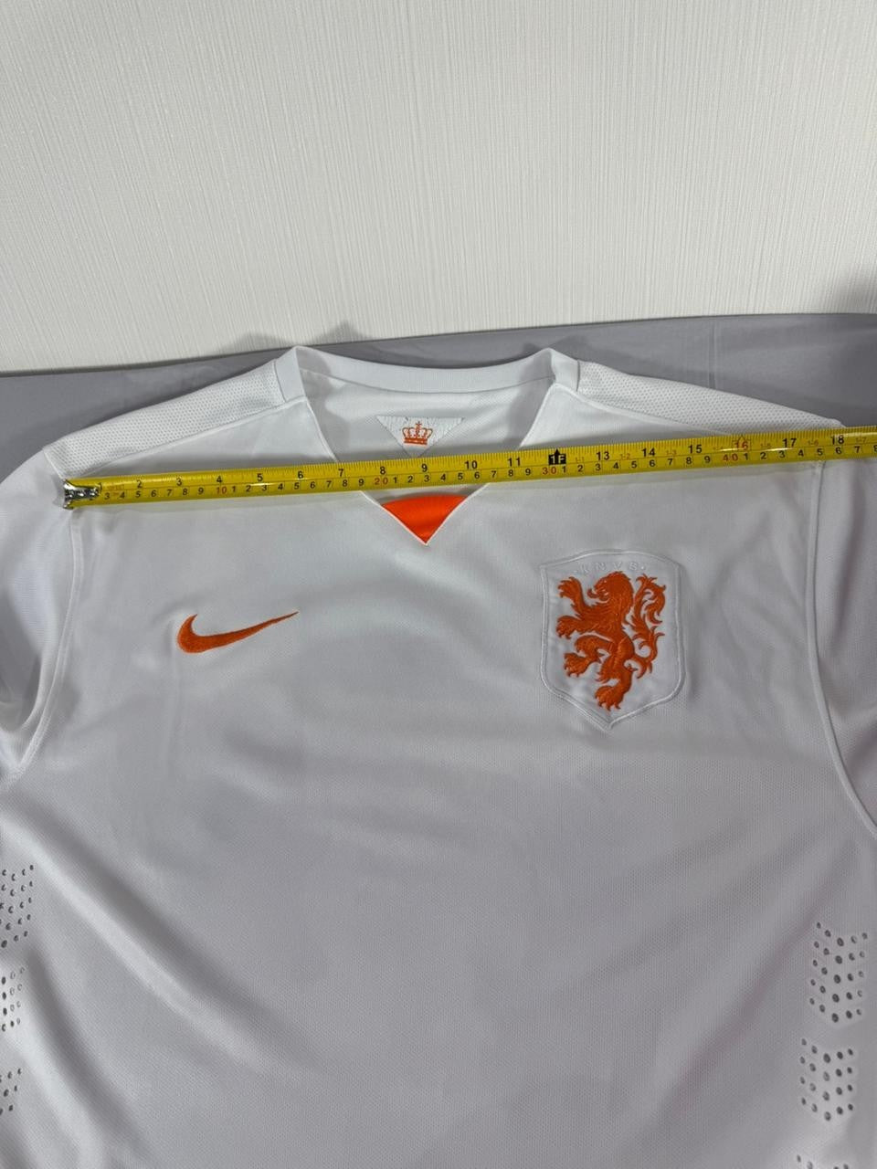 Nike Netherlands National Team Jersey White Orange Lion Dri-FIT Football Shirt