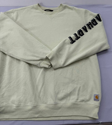 Carhartt Men's Heather Gray Crewneck Sweatshirt XL Loose Fit