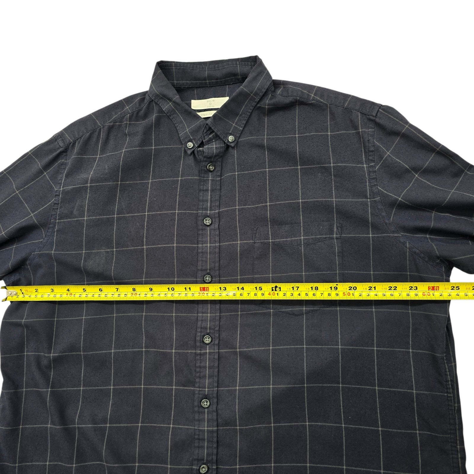 Celio Men Navy Shirt size 2XL product image 6