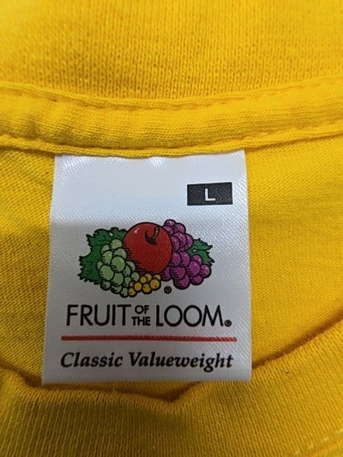 Fruit of the Loom Men Yellow T-Shirt size L product image 6