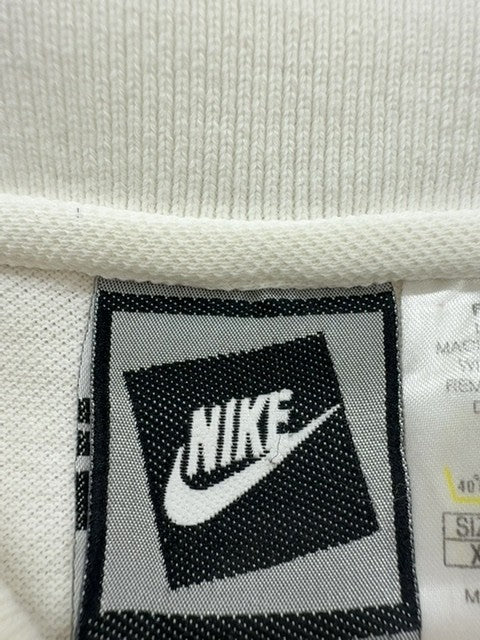 Nike Men's White XL Short Sleeve Polo Shirt 100% Cotton Pique F30104TWA