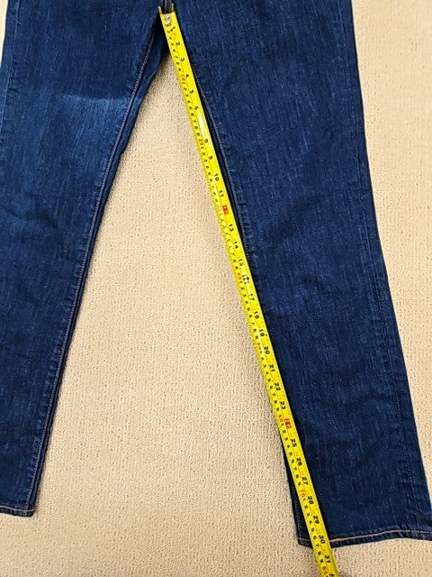 Levi's 511 Men's Slim Fit Dark Wash Jeans 34x32 Stretch