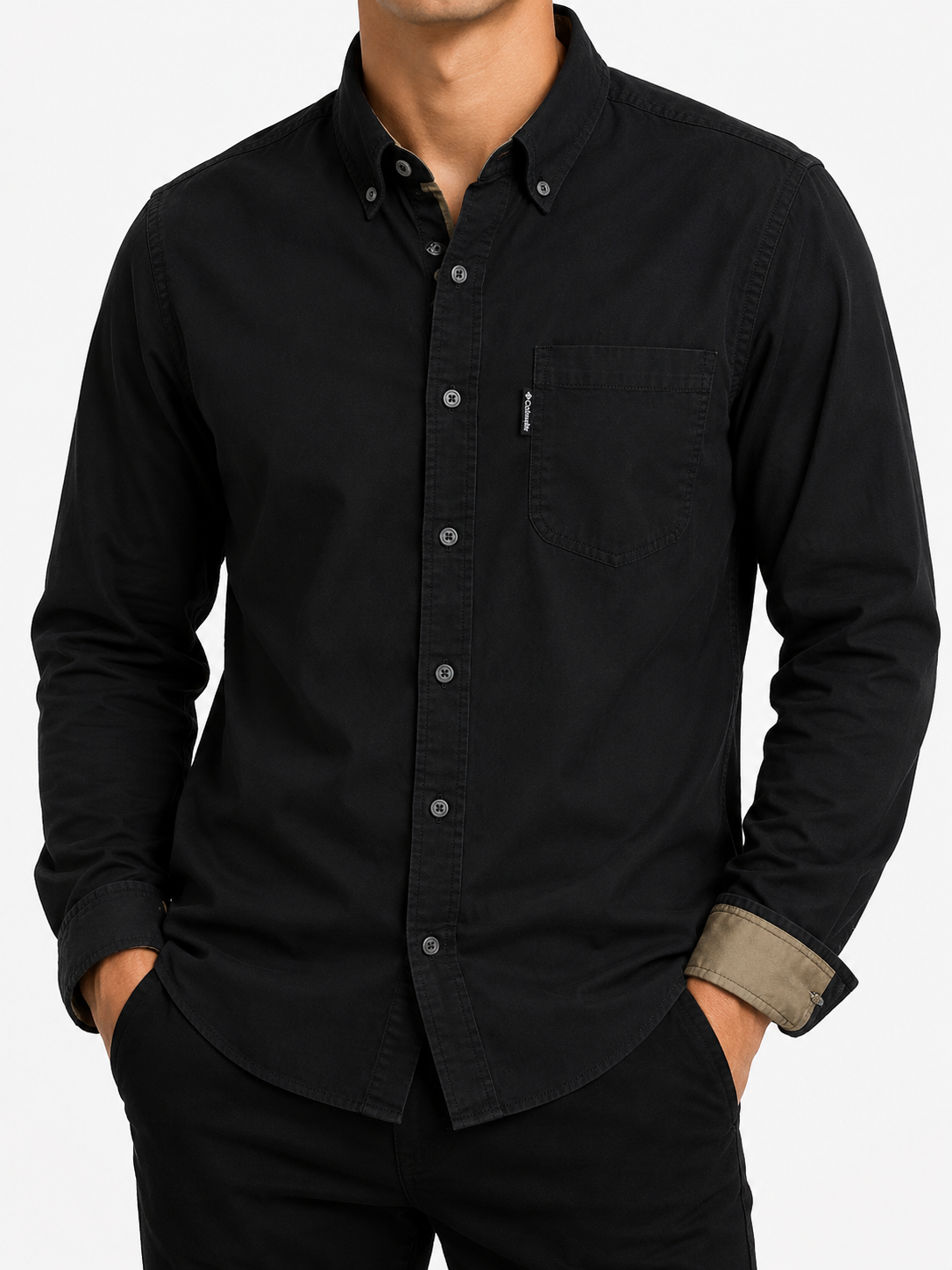 Columbia Men Black Shirt size S product image 1