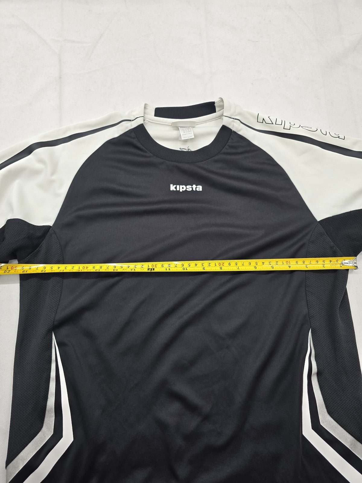 Kappa Men's Black White Sports Jersey M Short Sleeve Breathable