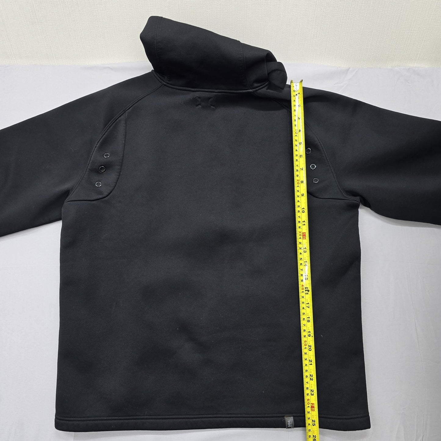 Helly Hansen Men's Black Waterproof Hooded Jacket L Crew 2.0