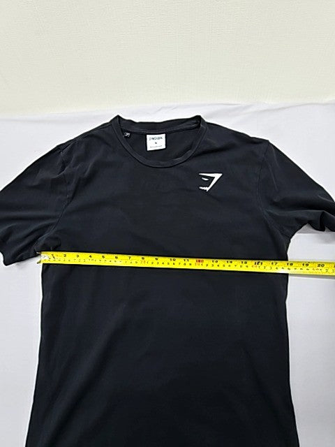 Gymshark Be A Visionary Unisex Black Embroidered T-Shirt Size M