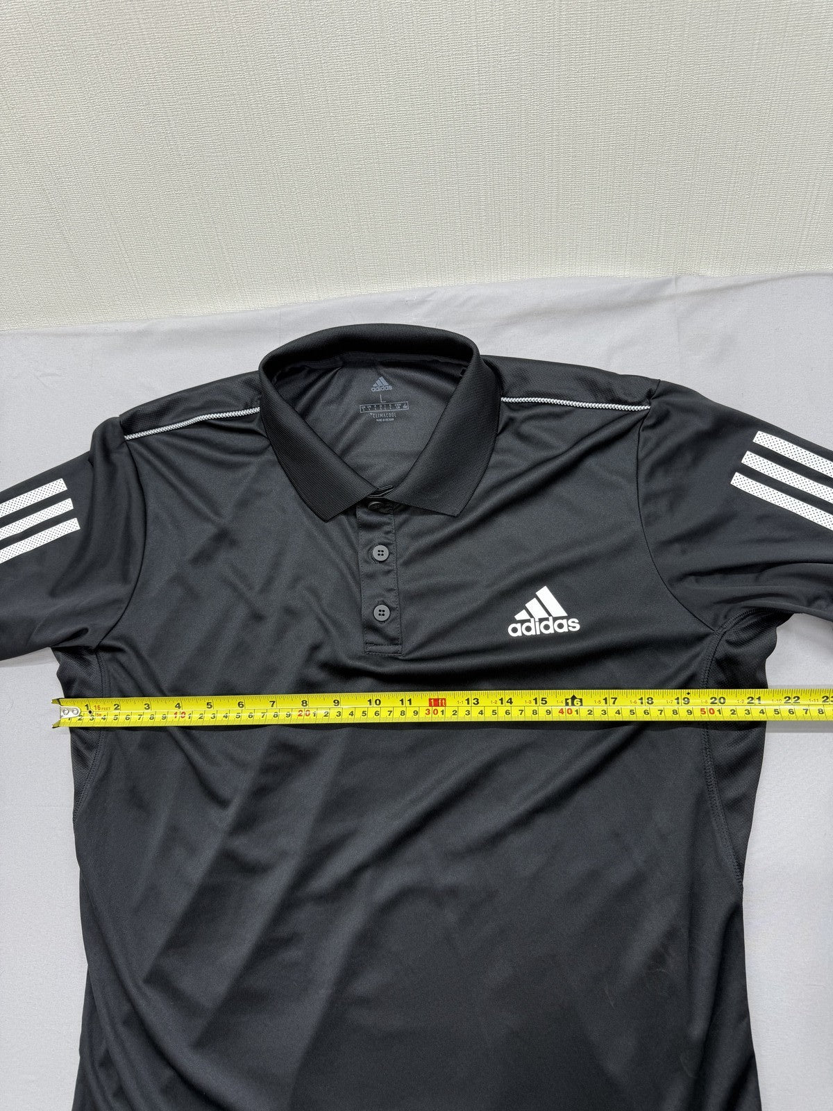 Adidas Climacool Polo Shirt Men's Size L Black JF8506