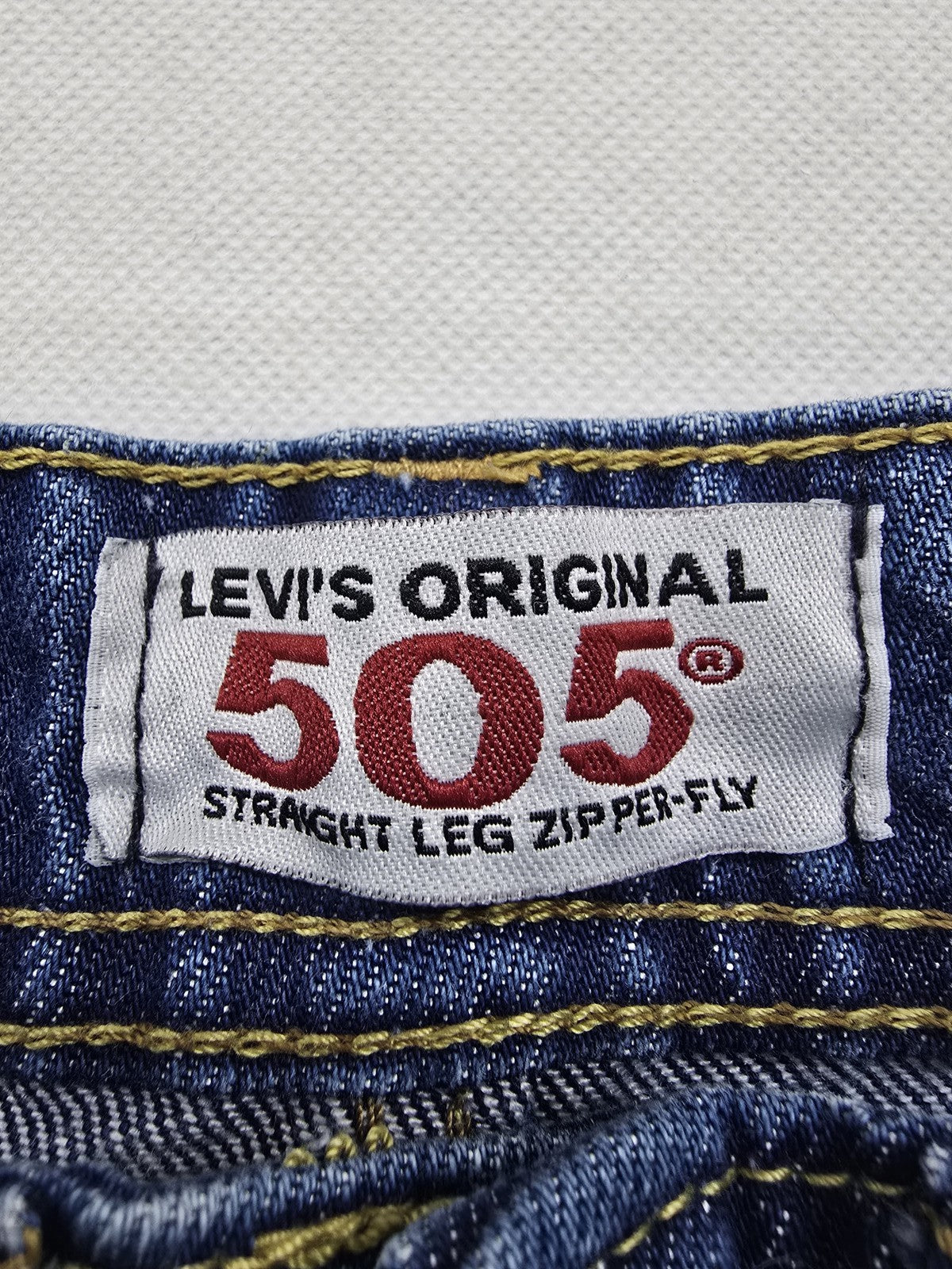 Levi's 505 Regular Fit Straight Leg 28x30 Blue Jeans