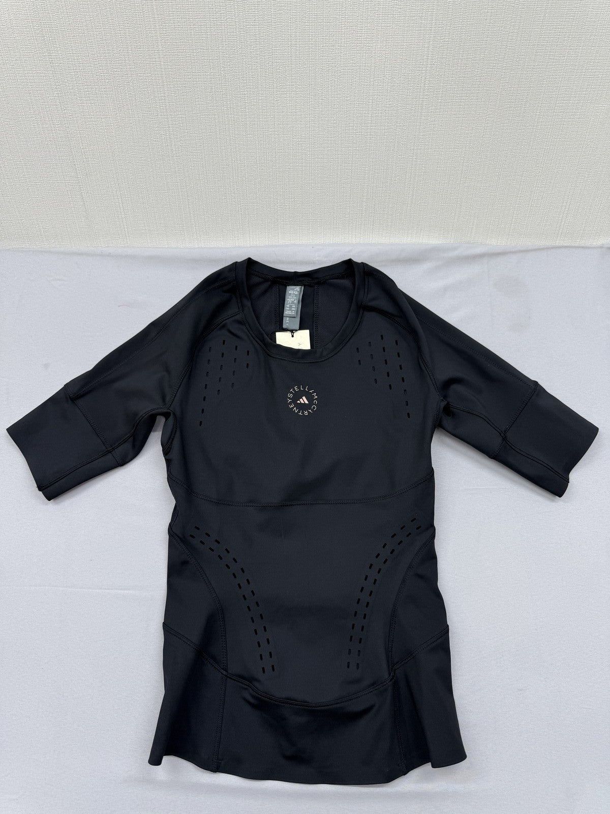 Adidas Stella McCartney TruePurpose XS Black Cropped Compression Top