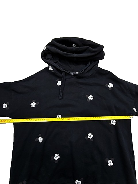 Disney Mickey Mouse Black Fleece Hoodie Size M Unisex Adult
