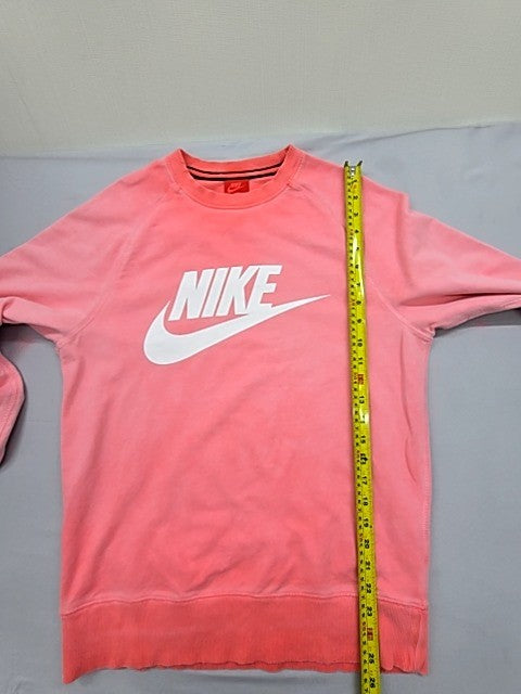 Nike Pink Fleece Crew Neck Sweatshirt Size S Unisex