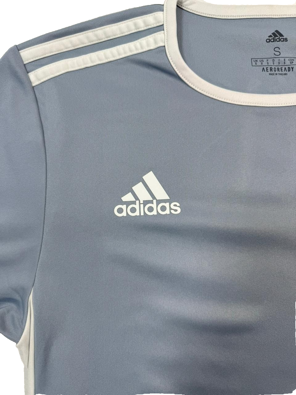 Adidas Men's Grey Aeroready Nefc Soccer Jersey Lacroix Graphics Size S