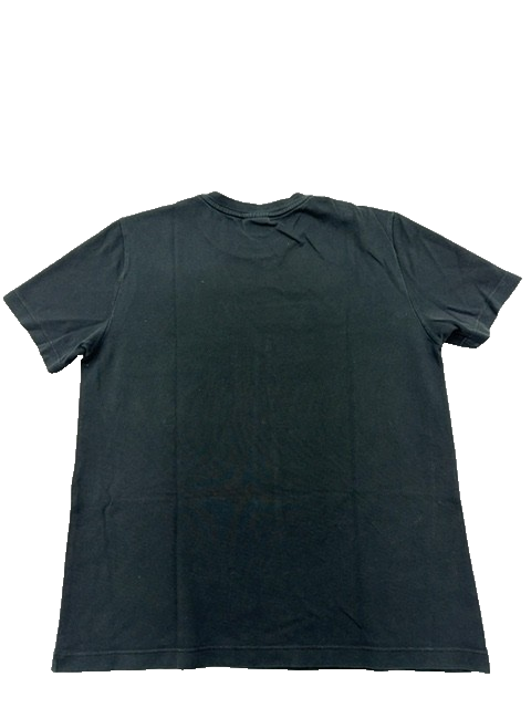 Lacoste Men's Gray T-Shirt – Size S, Logo, Embroidered