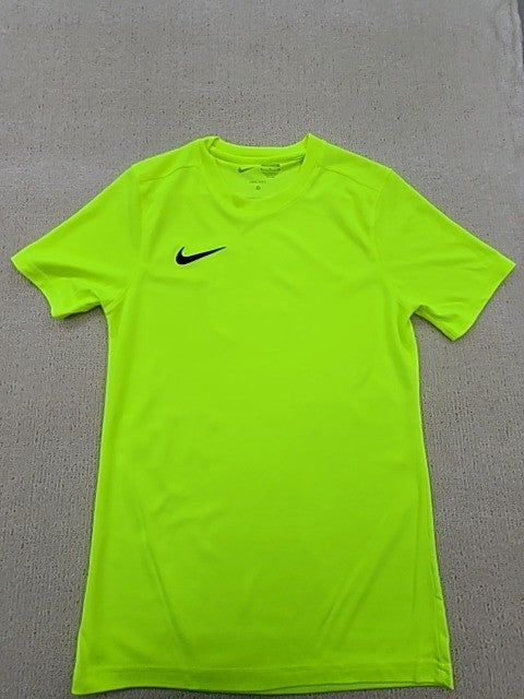 Nike Youth S Green Dri-FIT Slim Fit Short Sleeve Jersey