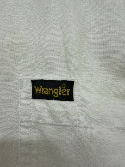 Wrangler Men White Shirt size L product image 7