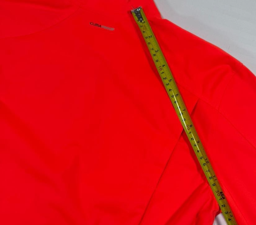 Adidas Men's Neon Orange Climalite Full Zip Running Jacket Size S