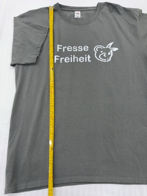 Fruit of the Loom XL Charcoal Graphic Print Crew Neck T-Shirt