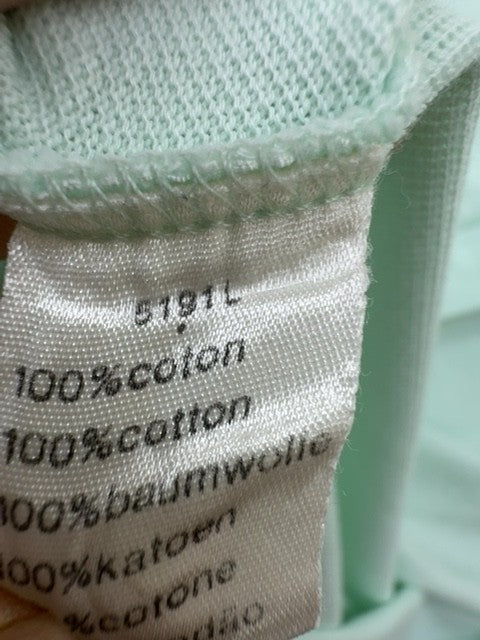 Lacoste Men's Mint Green Polo Shirt Size L Classic Fit Cotton