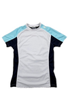 Lacoste Men's White T-Shirt – Size S, Colorblock, Short Sleeve