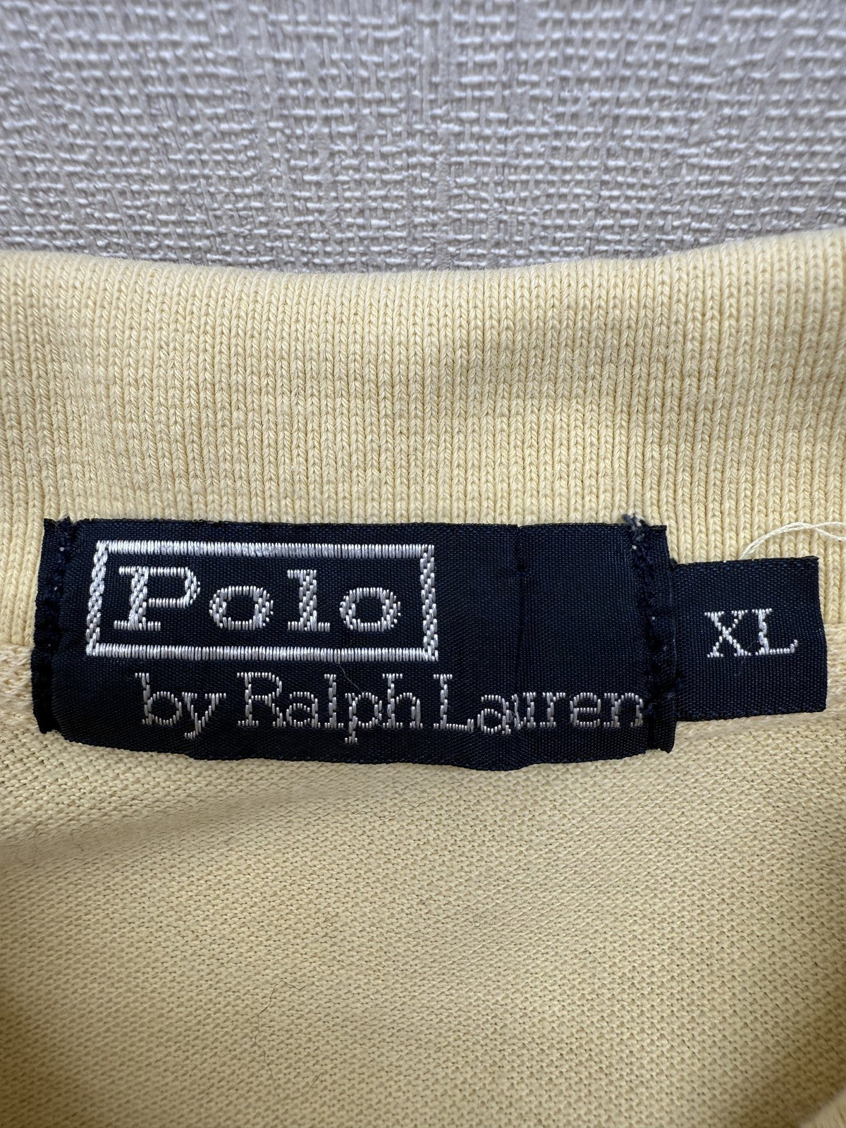Polo Ralph Lauren Men's XL Yellow Short Sleeve Cotton Polo Shirt