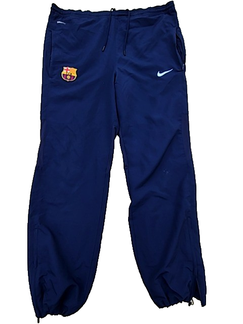 Nike Men's Navy FC Barcelona Strike Track Pants Size M