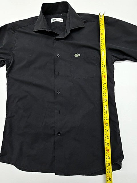 Lacoste Men Black Shirt size 16 product image 7