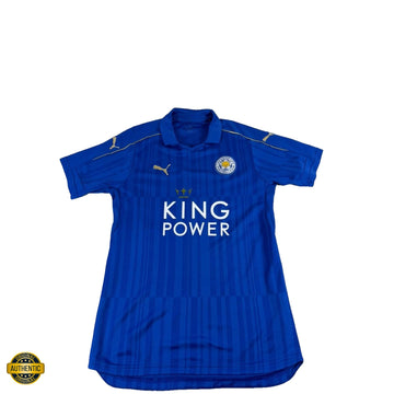 Leicester City Home Football Shirt Puma King Power Blue Men's Medium