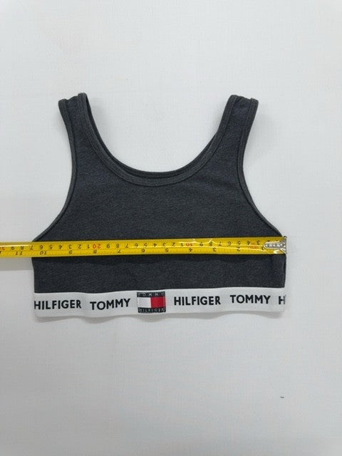 Tommy Hilfiger Boys Charcoal Logo Tank Top 10/12 Years Classic