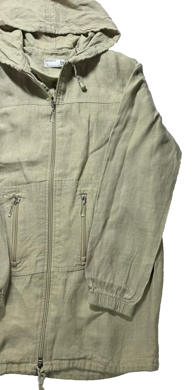 Zip Up Hooded Jacket For Men - Size 4