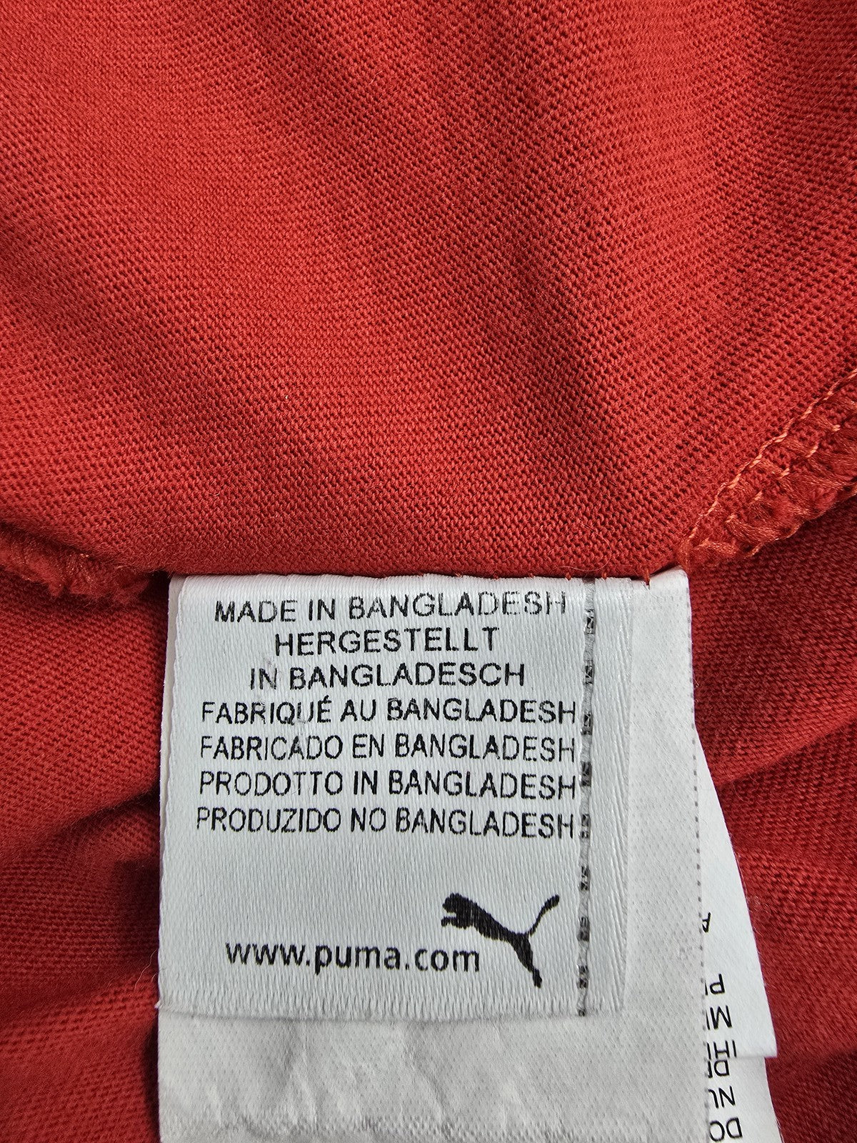 Puma Men's Red XL Short Sleeve Crew Neck T-Shirt