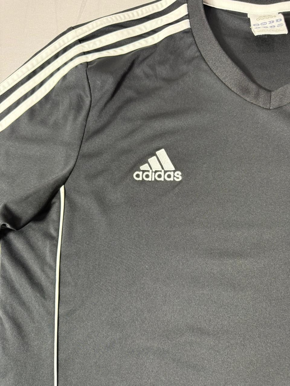 Adidas Men's Black Climalite Soccer Jersey Short Sleeve V-Neck Size M