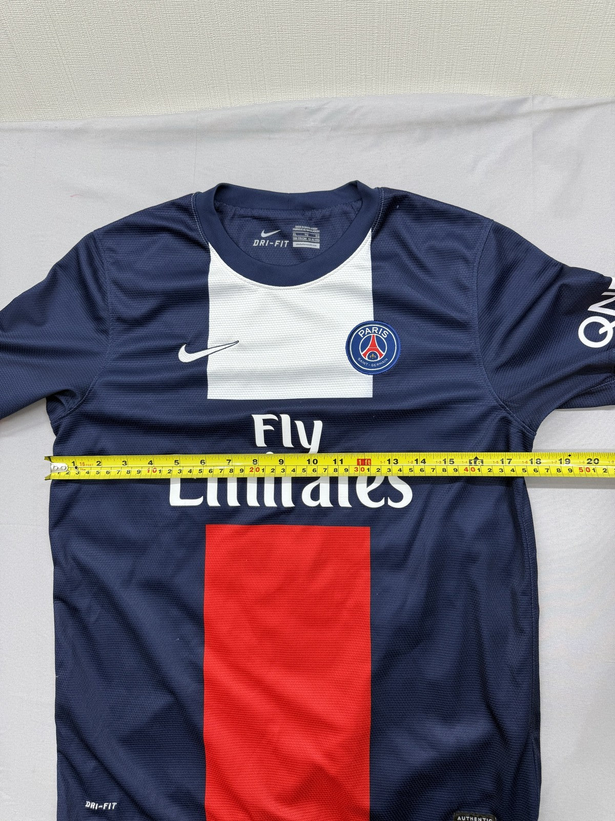 Nike L Football Jersey Navy L Dri-FIT Short Sleeve Stripe