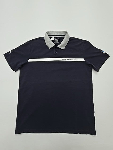 BMW Men Navy Polo Shirt size M product image 3