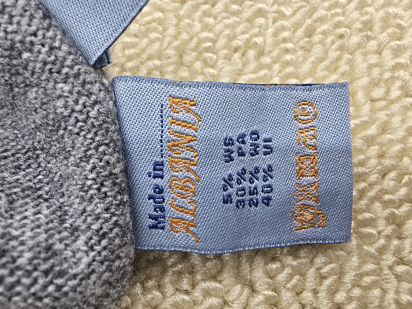 Harmont & Blaine Gray V-Neck Sweater Vest Men's XL Regular Fit