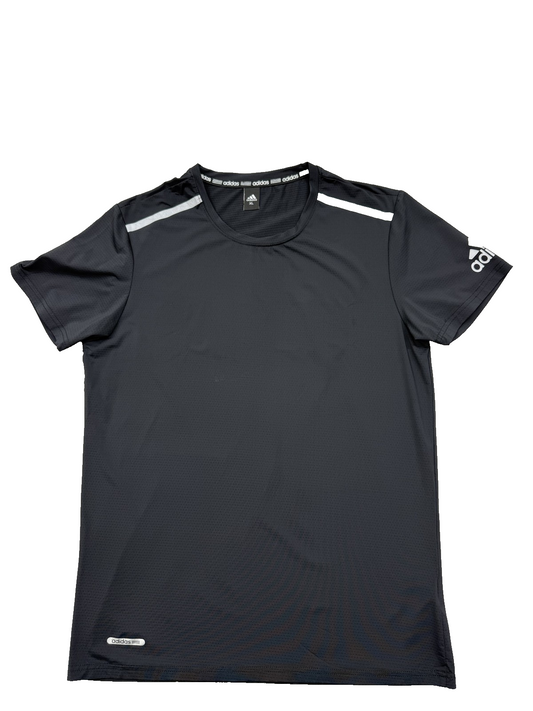 Adidas Men's Black T-Shirt – Size XL, Regular Fit, Short Sleeve
